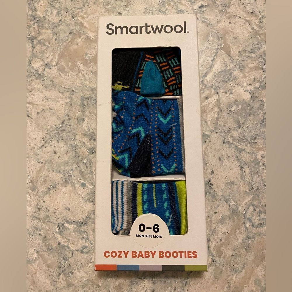 Smartwool Cozy Baby Booties Multi Color